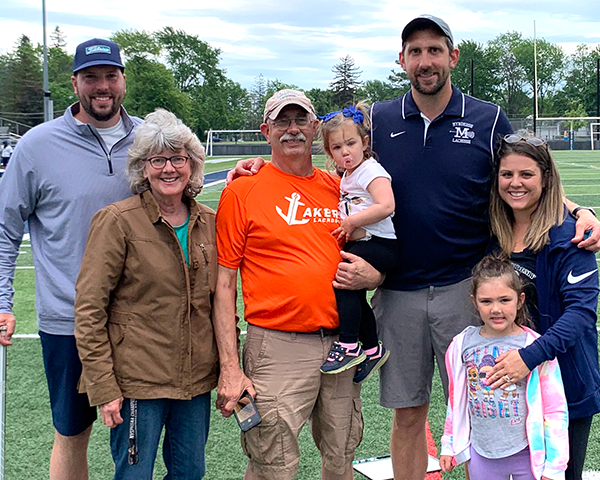 Sciera family after game